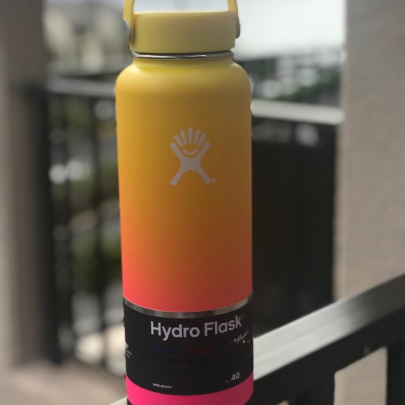 pink yellow ombre hydro flask